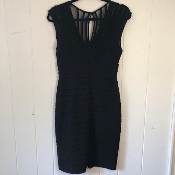 Adrianna Papell Womens Dress Shutter Pleat and Keyhole Back Size 4 - Picture 5 of 13